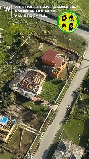 9.8K views · 121 reactions | Aerial footage reveals widespread devastation across Westmoreland, Jamaica, after Category 5 Hurricane Melissa tore through the region. The death toll from Melissa’s catastrophic impacts across the Caribbean has sadly risen to over 50 | WeatherNation | Facebook