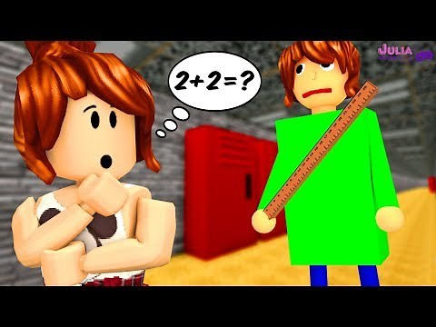 Roblox - JU BALDI PROFESSORA DOIDA (Baldi's Basics Beta)