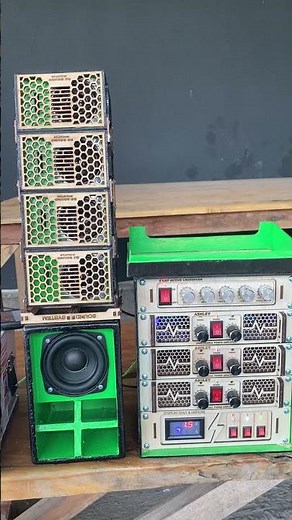 cek sound line array 2 inch dan sub 3 inch #soundminiatur #soundhoreg #soundsystem