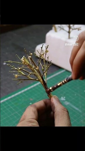 How to make Miniature Tree for diorama | Miniature tree making tutorial | jungle diorama | #diorama