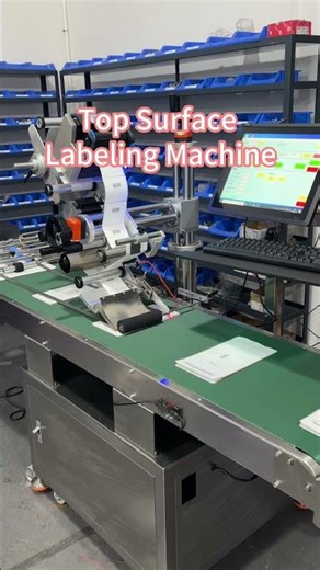 Top Surface Labeling Machine | Automatic Flat Labeling Solution