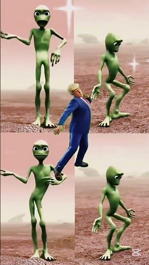 7. Alien Dance vs Human Rap Battle 👾🎤 #aliendance #coffindance #alienremix #spacevibes