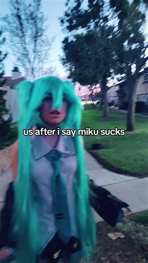 cosplay with sis || #cosplay #averythemayo #miku #silly