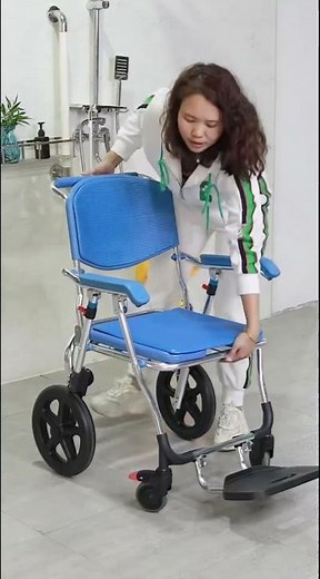 Shower Commode Chair with Wheels