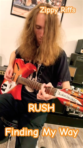 RUSH - FINDING MY WAY (cover) 12 string guitar intro #rush #rushcover #findingmyway #rickenbacker