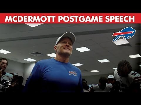 "HUMBLE AND HUNGRY" | Sean McDermott's Win Speech for the Bills' Locker Room