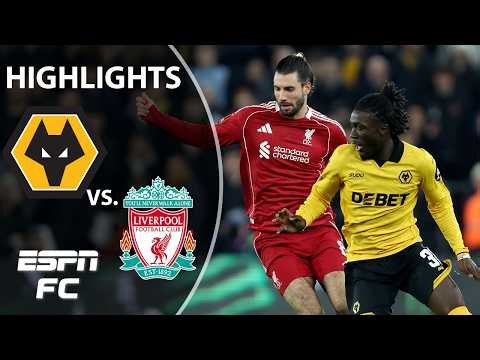 FA CUP 5TH ROUND 🚨 Wolves vs. Liverpool | FA Cup Highlights | ESPN FC