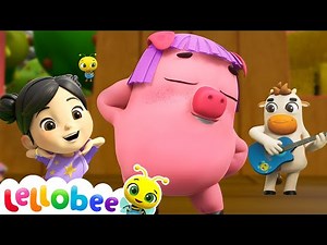 Pablo The Pig Song - Dance, Dip & Dive | New Episode | 🍯 Lellobee Kids Songs & Cartoons!