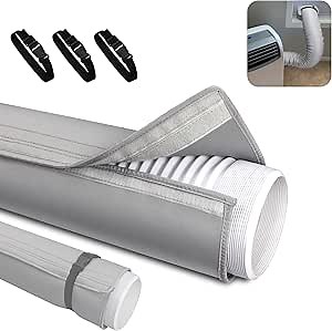Portable Air Conditioner Hose Cover, Portable AC Hose Duct Vent Insulation Sleeve AC Hose Insulated Cover Wrap for 5" & 5.9" Diameter AC Exhaust Hoses Tube for Heat Reduction