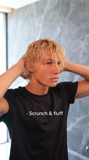 Styled with BASED Sea Salt Spray and Pomade