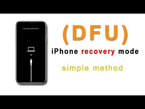 iPhone Recovery Mode (DFU) Restore iTunes