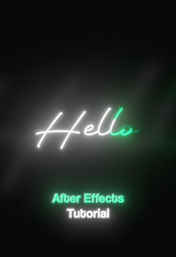Easy Cursive Text Animation in After Effects Tutorial
