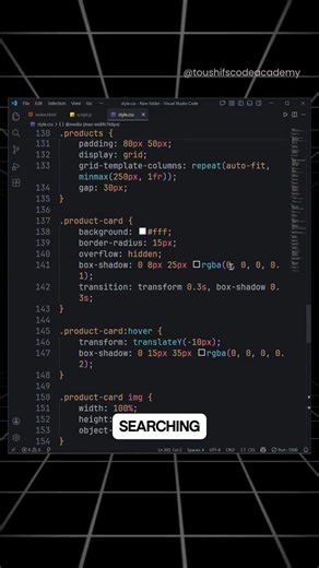 Easy CSS Editing in VS Code Using CSS Peek #coding #webdevelopment #htmlcss #vscode #csspeak