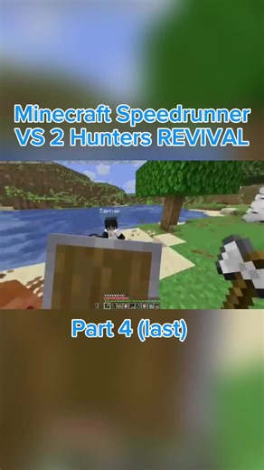 Minecraft Speedrunner VS 2 Hunters REVIVAL - Dream | Part 4 (last) #minecraft #speedrun #manhunt #dream #fyp