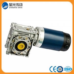 [Hot Item] Worm Transmission Gearbox with DC Motor