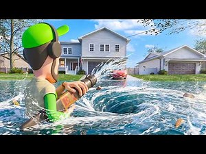 Draining a Massive FLOOD From The City!