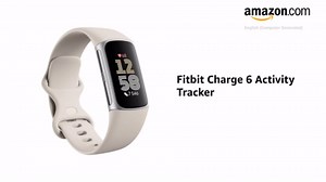 Fitbit Charge 6 Activity Tracker - Heart Rate Monitoring, 7-Day Battery, Google Apps, Maps & Wallet, Comprehensive Health Insights, Sleep & Activity Analysis, S & L Bands, Porcelain/Silver Aluminium