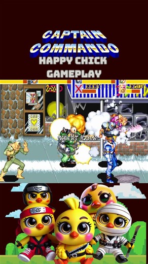 Captain Commando #emulator #happychick #game #retrogaming