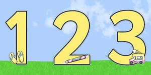 0-9 Display Numbers (Summer)