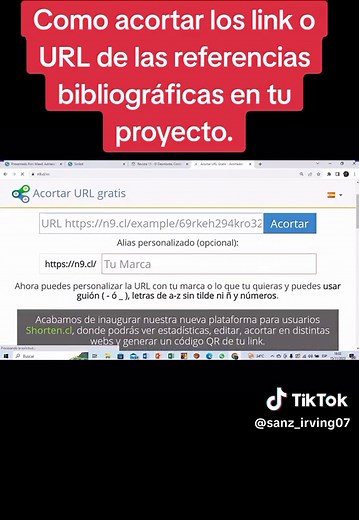 Cómo acortar los links o URL de las referencias bibliográficas en tu proyecto