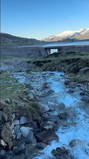 Lago di Montespluga Splügenpass Italien Schweiz BITTE haltet unsere Natur sauber