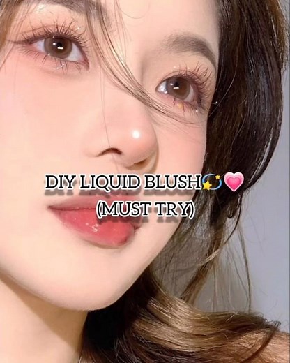 Diy liquid blush #diy blush#how to make blush at home#secret_beauty7 #blushhack