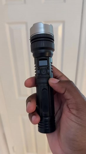 I don’t know who needs to hear this, but you need to keep at least two flashlights in your house one by your bedside and one by the front door. I had my power flicker once because of a storm last week and I said I had to get a flashlight from the TikTok shop this one charges with USB-C. It has a LED indicator to let you know how much battery life it is and you don’t have to worry about buying AA AAA batteries which I think is unique don’t get caught without a flashlight in your house get you the