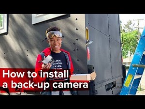 How to install a backup camera // VAN LIFE