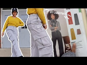How to sew Cargo Pants: Use any pants pattern to make Cargo Pants!! 3D Pocket Sewing Tutorial