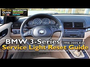 BMW 3-Series Service Light Reset 1998-2005 E46