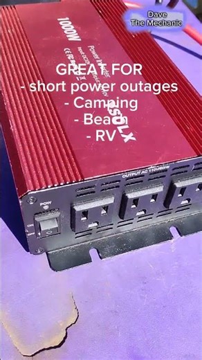 how to use a power inverter #powerinverter #battery