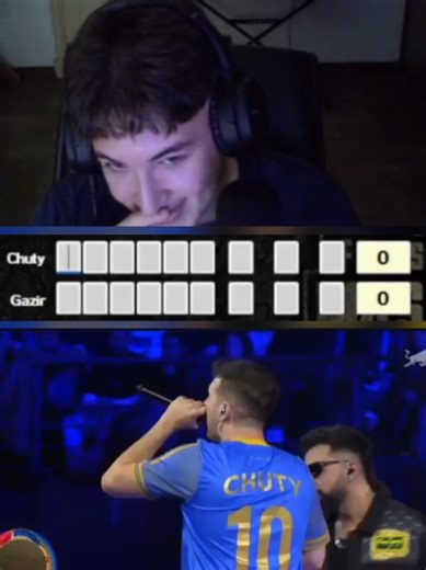 VOTANDO LA REPLICA CHUTY VS GAZIR QUE NO EXISTIO #freestylerap #batallasderap #fms #humor #redbullbatalla