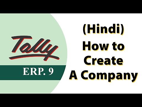 How to Create a Company in Tally Erp 9 in Hindi | Company Creation in Tally Erp 9 | LetsTute