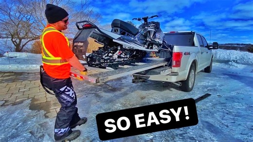 How to Load Your Snowmobile Easy (and Safely)