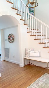 12K views · 89 reactions | Colorful entryway refresh with my favorite colors. Comment ENTRY for links to be sent to your dms. #entryway #entrywaydecor #homedecor #ballarddesigns #wayfair | Kathryn Packard | Facebook