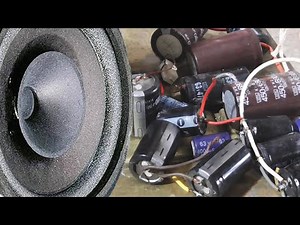 How to increase bass using capacitors in old broken circuit boards