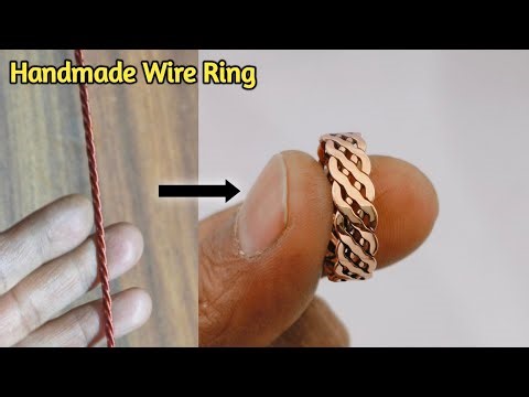 Turning Copper Wire Into a Beautiful Ring(Handmade Tutorial) Gold Smith Luke
