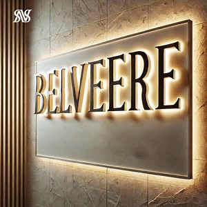 [Hot Item] Illuminated Light LED Backlit Letter Front Sign 3D LED Signage Backlit Sign