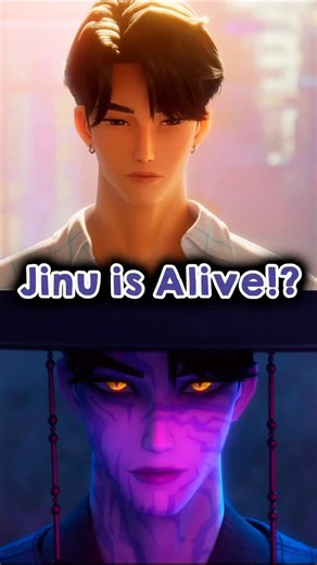 Best Boi Yuri on Instagram: "JINU IS ALIVE!? 😭 In Kpop Demon Hunters ending, Sussy and Derpy are alive, possibly hinting that Jinu survived too. But here’s another clue: they’re sitting under a Huntrix sign that says “COMEBACK.” In K-pop, a comeback means a kpop group or kpop idol is returning with new music after a break. Could this be foreshadowing that Jinu is making a comeback? BUT THERE’S MORE—You Sussy and Derpy are based on Minhwa, traditional Korean folk art believed to hold magical pow