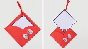 How to Make Easy & Beautiful Greeting Card with Envelope #HowTo #Easy #Beautiful #GreetingCard #Greeting #Card #DIY #Envelope #Crafts | Ezzy Crafts DIY