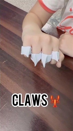 How to Make Origami Paper Claws 🦅 | Easy Paper Claws DIY