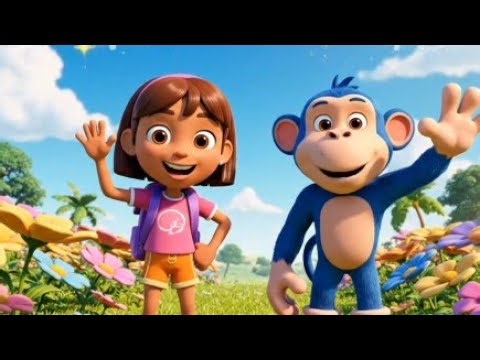 "Sing Along with Dora and His Monkey: The Funniest Nursery Rhymes for Kids! 🎶"