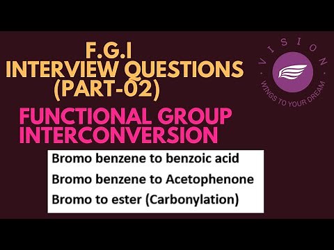Important Functional group conversion for interviews|R&D|organic chemist