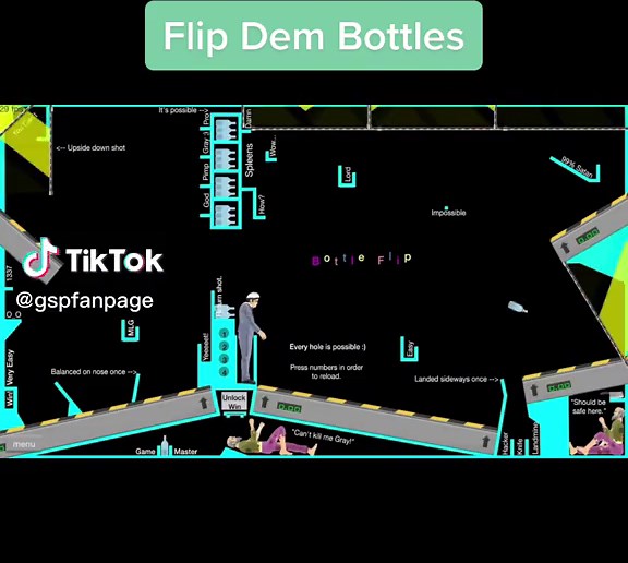 Mastering Bottle Flips in Happy Wheels Gameplay