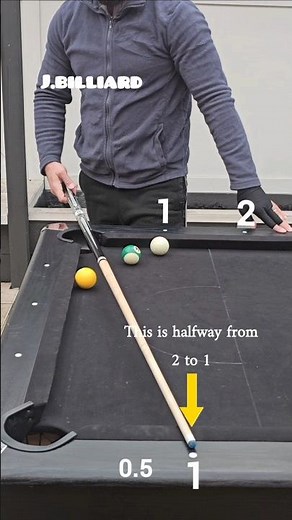 Learn 1-Rail Kick Shots – The Diamond System Explained #trickshots #8ballpool #poolshots
