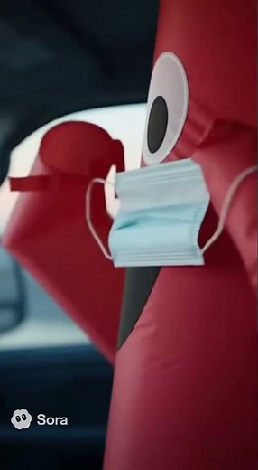 Wacky Inflatable Tube Man Joins ICE