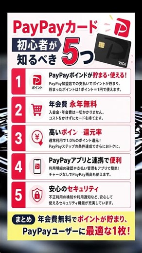 PayPayカード初心者が知るべき5つのポイント完全解説！