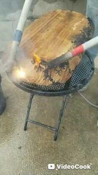fractal burning 5 wooden bowls sped up