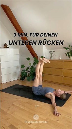 3 Übungen gegen Schmerzen im unteren Rücken | Einfach & effektiv