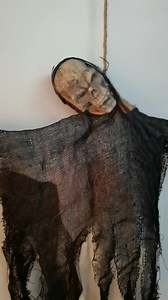 Watch Scary hanging ghost Halloween decorations outdoor indoor sound-controlled hanging ghost on Amazon Live